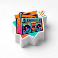 Pegatina de Vinilo PVC Personalizada, Resistente al Agua y a los Rayos UV, para Laptop, Botella de Agua, Álbum de Recortes, Dibujos Animados