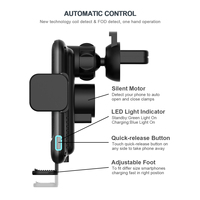 Support de téléphone sans fil pour voiture avec chargeur sans fil automatique à induction Qi, support de tasse spécial pour Isuzu Dmax