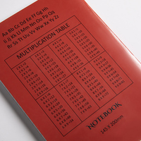 Cahier d'exercices A5, carnet scolaire, reliure à chevalet, papier épais, 14,5x20cm, papeterie de bureau et éducative, personnalisable, vente en gros