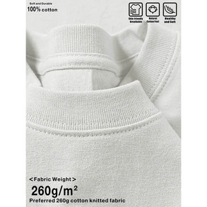 Appareil 260gsm Cotton <strong>Create</strong> 260 Gsm Down Shoulder Men s Customized <strong>Suppliers</strong> t Shirt Personnalis&eacute; - Product Image 3