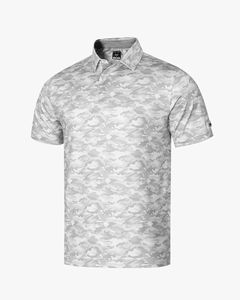 2025 Polos personalizados Camisa ajustada en seco Hombre Sublimado 4 Way Stretch Camo Camiseta Polo para hombre - Product Image 2