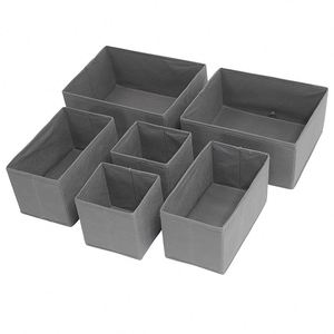 Cajas de Almacenamiento Rectangulares Personalizadas de Tela, Cajones, Contenedores, Contenedores Grandes para Ropa, Almacenamiento Plegable para el Hogar - Product Image 1