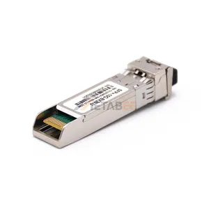 10G BiDi SFP + modul 20km/40km LC SMF Transceiver untuk jaringan serat DWDM Simplex Router menggunakan 1270nm/1330nm TX/RX DDM