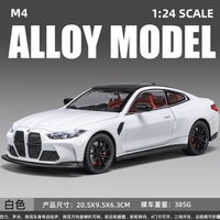 Modèle de voiture miniature en alliage d'aluminium à l'échelle 1:24, personnalisé, pour garçons