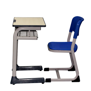 Silla de Escritorio Individual Ajustable en Altura, de Madera Resistente, Diseño Moderno para Aula, Hogar o Oficina Universitaria - Product Image 1