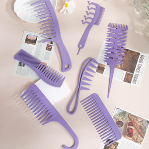 <span class=keywords><strong>Pettine</strong></span> Districante Wanmei in Paglia di Grano Biodegradabile, <span class=keywords><strong>Pettine</strong></span> a Denti Larghi Multifunzionale per lo Styling dei Capelli - Product Image 4
