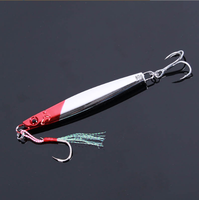 Placage électrolytique de haute qualité, chute lente métal plomb jig leurre poisson lancer appât bionique couteau argenté miroir 60/80/100/120/150g