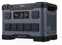 Générateur solaire d'urgence Senci rechargeable 5000W avec batterie LiFePO4, station d'alimentation portable 2000W avec panneaux solaires