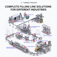 Solution complète de machines de remplissage et d'embouteillage de bouteilles PET pour boissons, petite et grande capacité, usine de production automatique de jus de fruits