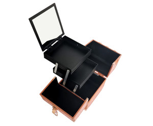 BOYA Mini <span class=keywords><strong>valigetta</strong></span> in alluminio <span class=keywords><strong>valigetta</strong></span> portautensili trucco astuccio cosmetico in alluminio beauty Case - Product Image 6