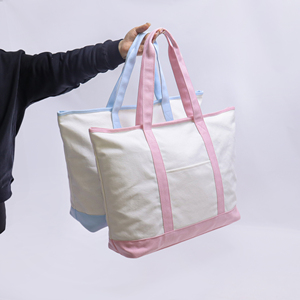 High Quality Women's Casual Shopping <b>Canvas</b> <b>Tote</b> Bag Eco Friendly Durable Lightweight Foldable Large Capacity Custom DIY Travel - Product Image 1