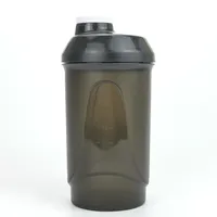 600ML 20OZ Shaker Bouteille Large Bouche En Plastique Bouteille D'eau Durable Fitness Drinkware Étanche Protéine Shaker