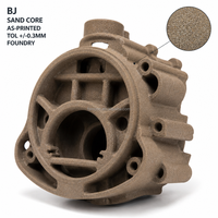 Noyau de sable de fonderie imprimé en 3D pour moulage au sable de silice, fabrication sur mesure OEM