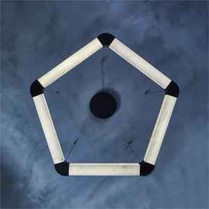 Modern Polygonal <b>Chandelier</b> High-end Alabaster Marble Pendant <b>Lights</b> HM-FT-9 Modern Polygonal <b>Chandelier</b> HM-FT-9 HM-FT-9 HM-FT-9 - Product Image 4