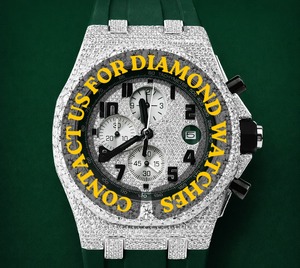 นาฬิกาข้อมือฮิปฮอปเพชรโมอิสซาไนต์ VVS จากซัพพลายเออร์อินเดีย สำหรับสวมใส่สไตล์สตรีทแวร์หรือคอนเสิร์ต ราคาโรงงาน - Product Image 2