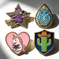 Pins en émail métallique de collection, en nickel noir, créez votre propre pin de revers