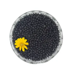 Schwarze Farbe Granular NPK 15-15-15 OM Dünger mit hoher Qualität