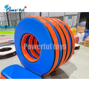 Ninja Warrior Obstáculos Pasos oscilantes inflables Air Track Crawl Bridge Mats para parques de aventura y uso público - Product Image 2