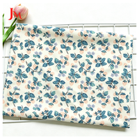Tissu en popeline de coton biologique respirant, motif floral uni, imprimé sur mesure pour la couture et les vêtements