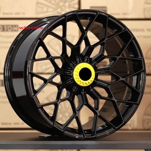 Nuevas Llantas de Aleación Forjadas de Alta Calidad de 19 20 21 22 Pulgadas, Color Negro Brillante, 25 mm, para Aventador, Urus, Huracán, Gallardo - Product Image 1