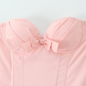 Nuovo Abito Femminile in Stile Europeo e Americano, Versatile e alla Moda, Senza Spalline <span class=keywords><strong>con</strong></span> Stecche in Acciaio - Product Image 3