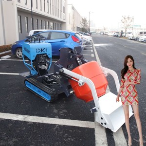 เครื่องผสมคอนกรีตแบบเคลื่อนที่ JZC350 พร้อมระบบโหลดเองสำหรับงานก่อสร้าง  แบบมีถังผสมและระบบขับเคลื่อนด้วยเกียร์ไฟฟ้า - Product Image 1