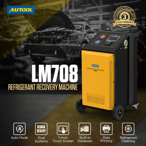 เครื่องเติมน้ำยาแอร์ AUTOOL LM708 รุ่นมืออาชีพ รองรับแรงดันไฟฟ้า 110V/220V ความจุถัง 12 กก.*2  สำหรับน้ำยาแอร์สองชนิด - Product Image 3