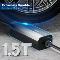 Câble de chargeur EV Type 2 à 3 broches BS Plug 13A Type 2 chargeur réglable ev chargeur type2 UK