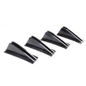 Spoiler de pare-chocs arrière de voiture, 4 pièces, en ABS, adapté à l'installation incurvée - Product Image 6