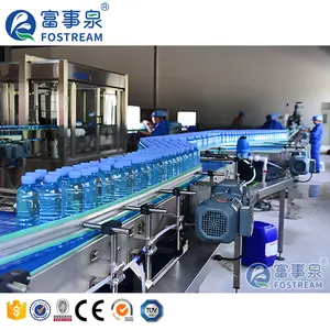 Harga pabrik 600ml 750ml 1 Liter 3 in 1 Monoblock botol pegas mesin pengisi air Mineral