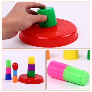 Jeu de lancer d'anneaux de grande taille en plastique, jeu d'empilage pour enfants, jeu parent-enfant, 4-6 ans, NO.369A - Product Image 5