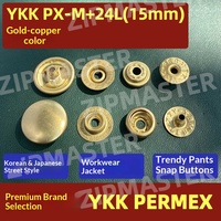 Kancing Tekan Logam Empat Cabang PERMEX M GLT Warna Emas Perunggu; Kancing Tekan Putih Besar Pilihan Terbaik Jepang Korea