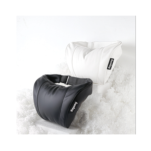 Almohada de coche Anjuny, almohadas de soporte para el cuello automático, cojín para aliviar la fatiga del cuello con cuero Pu y reposacabezas de asiento de coche de algodón PP - Product Image 1