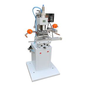 Nouvelle machine de marquage à chaud semi-automatique à moteur pneumatique pour cylindres plats, avec plaques de presse thermique pour vêtements et rouges à lèvres, en promotion - Product Image 2