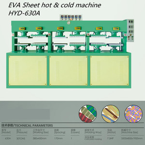 Sottopiede in EVA calda e fredda macchina EVA macchina di goffratura superiore macchina di stampaggio - Product Image 3
