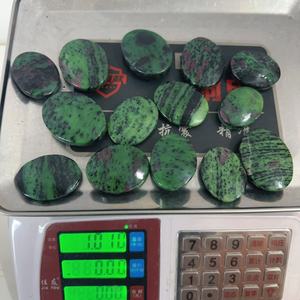 Venta al por mayor de rubí natural en zoisita paim curación cristal de cuarzo paim piedra artesanal para Decoración - Product Image 4