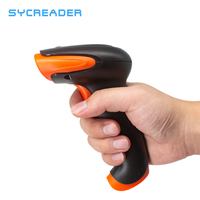 Lector de código de barras, lector de código de barras inalámbrico con cable USB, 1D, 2D, QR, precio más barato