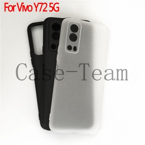 Fabricante al por mayor mate TPU casos suave esmerilado contraportada <span class=keywords><strong>funda</strong></span> de silicona para teléfono móvil para <span class=keywords><strong>Vivo</strong></span> <span class=keywords><strong>Y72</strong></span> <span class=keywords><strong>5G</strong></span> negro - Product Image 3