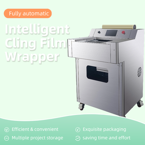 Máquina Envolvedora de Film Transparente Totalmente Automática, Envasado Avanzado para Charcutería, <span class=keywords><strong>Cesta</strong></span> de Frutas, Eficiente, Conveniente, Estable y de Alta Calidad - Product Image 1