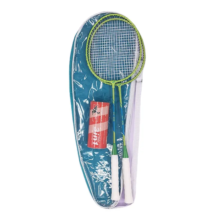 Set Raket Badminton, Raket Badminton Bahan Besi dengan Promosi Harga Langsung Pabrik