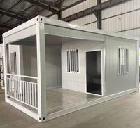 Maison modulaire préfabriquée en conteneur à montage rapide pour chantier de construction, bureau de chantier, dortoir temporaire, logement