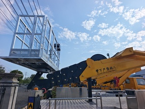 Plateforme de travail aérienne chinoise télécommandée, mode de conduite 4*2, moteur 156ho, flèche à 7 sections, hauteur de 40 m, double stabilisateur, <span class=keywords><strong>nacelle</strong></span> de 2 m - Product Image 5