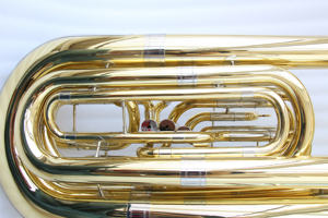 उच्च अंत पीतल का शरीर और बी टोन टुबा उपकरण संगीत सोने के लुबा 5 वाल्व टुबा 5 वाल्व टुबा - Product Image 5