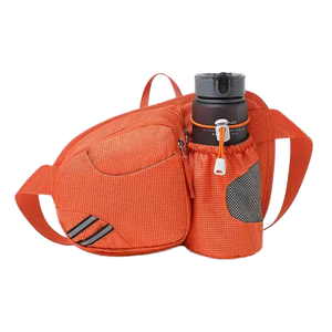 Sac banane tactique multifonctionnel étanche avec logo personnalisé, grande taille, pour randonnée en extérieur, avec compartiment pour bouteille d'eau et fermeture éclair - Product Image 1