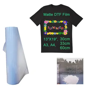 UNEWPRINT real matte rolled printable dtf film in 60cm 35cm 33cm 30cm