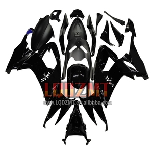 Cuerpo de inyección para <span class=keywords><strong>KAWASAKI</strong></span> NINJA <span class=keywords><strong>ZX</strong></span> <span class=keywords><strong>10</strong></span> <span class=keywords><strong>R</strong></span> 10R ZX10R 08 09 <span class=keywords><strong>10</strong></span> 52LQ.123 1000 CC ZX1000 <span class=keywords><strong>2008</strong></span> 2009 2010 Carenados Negro brillante - Product Image 1