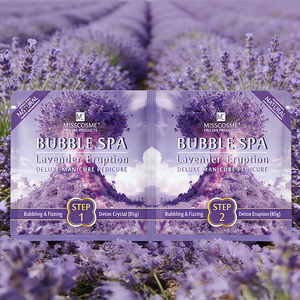 Kit de pédicure spa haut de gamme 2 étapes, service personnalisé, parfum intense, action rapide, détoxifiant, soin des pieds moussant - Product Image 1