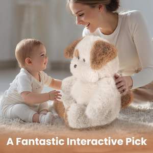 IPlay ILearn para Perro Princesa, Peluche de Animal de Peluche Suave, Juguete para Bebés y Niños Pequeños, Cachorro Grande y Lindo de 18 Pulgadas, Ultra Suave para la Cuna y la Hora de Dormir - Product Image 3