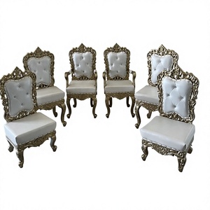 Fabricante de Sillas para Mandap de Ceremonia de Matrimonio Hindú, Elegantes Sillas de Madera para Mandap de Boda, Juego de Sillas Maharaja para Mandap de Boda, EE. UU. - Product Image 1