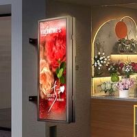 P5 Panel tahan air iklan jalan Led luar ruangan dinding, layar Display Led tetap dua sisi